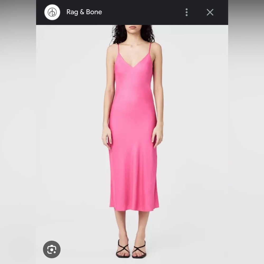 rag & bone mallory slip midi dress